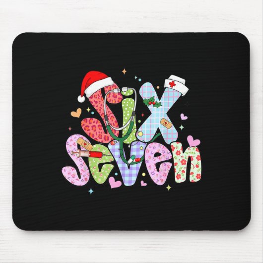 Tapis De Souris 67 Meme Six Seven Nurse Christmas Funny Nursing Wo (Devant)