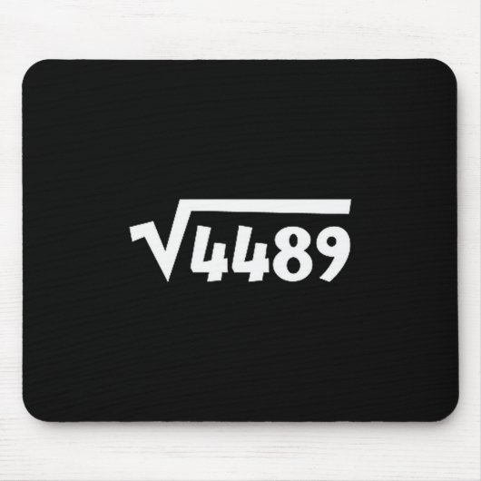 Tapis De Souris 67 Meme Square Root 4489 Six Seven Slang Math Teac (Devant)