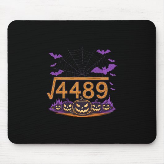 Tapis De Souris 67 Meme Square Root 4489 Slang Math Halloween Cost (Devant)