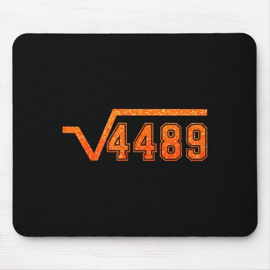 Tapis De Souris 67 Meme Square Root 4489 Teen Six Seven Slang Math (Devant)