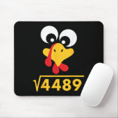 Tapis De Souris 67 Meme Square Root 4489 Turkey Thanksgiving Math  (Avec souris)