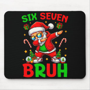 Tapis De Souris 67 Noël Drôle Six Sept Mème Brainrot Père Noël K
