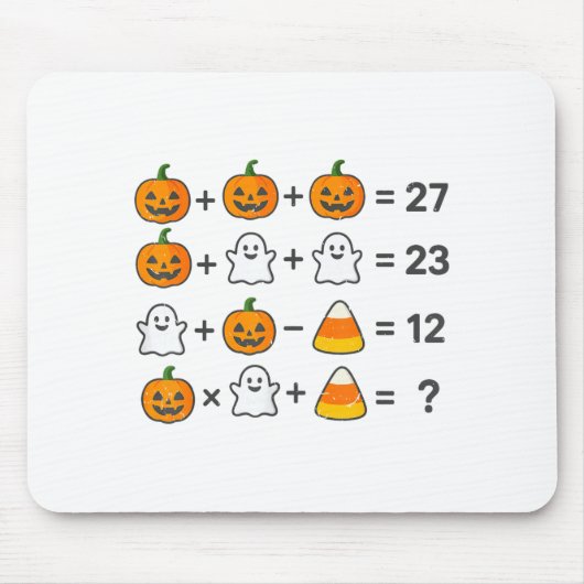 Tapis De Souris 67 Order Operations Math Teacher Halloween Costume (Devant)