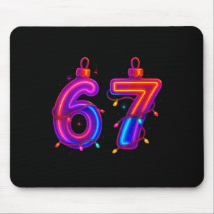 Tapis De Souris 67 Ornement de Noël Mème Goutte de Glace Pyjama de