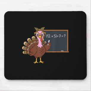 Tapis De Souris 67 Professeur Action de grâce Dinde Six Sept Mème