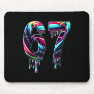 Tapis De Souris 67 Six Seven 6 7 Création de Meme Drôle 6 7