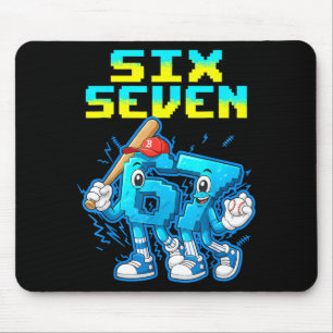 Tapis De Souris 67 Six Seven 6-7 - Drôle de Brainrot Italien Enfan