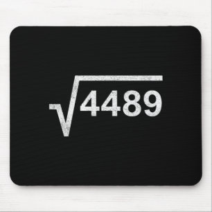 Tapis De Souris 67 Six Seven 6-7 Mème Racine Carrée 4489 Argot Mat