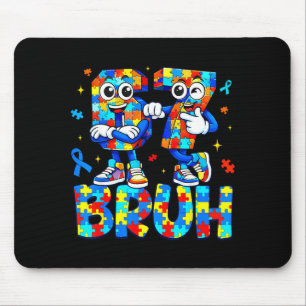 Tapis De Souris 67 six seven bruh pièce de puzzle pour enfants mam
