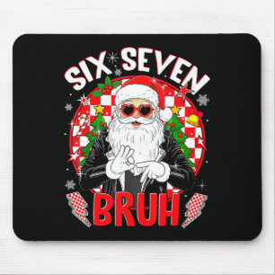 Tapis De Souris 67 Six Seven Burh Drôle de Noël 6 7 Mème Hommes Fe