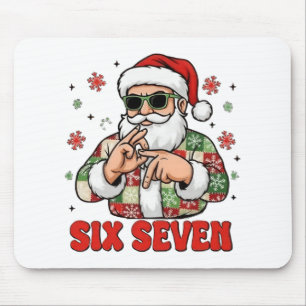 Tapis De Souris 67 Six Seven Burh Noël drôle 6 7 Mème Hommes Femme