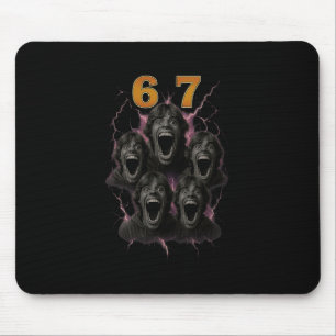 Tapis De Souris 67 Six Seven Contrefaçon 6 7 Conception de Meme Dr