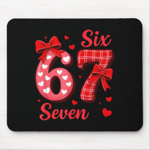 Tapis De Souris 67 Six Seven Coquette Arc Girls Enfants Saint-Vale