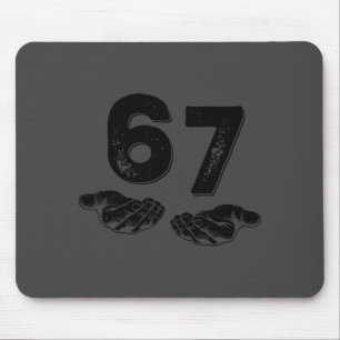 Tapis De Souris 67 Six Seven Drôle 6 7 Mème Gen Alpha Argot 6 7 Ha