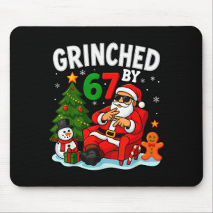 Tapis De Souris 67 Six Seven Mème Noël Grinché Par 6-7 Gen Al