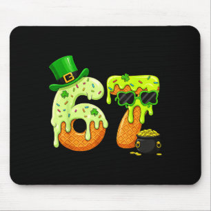 Tapis De Souris 67 Six Seven Trèfle Drôle Saint-Patrick Garçons