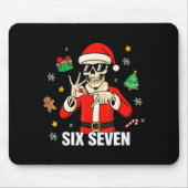 Tapis De Souris 67 Skeleton Funny Six Seven Gen Z Alpha Christmas (Devant)