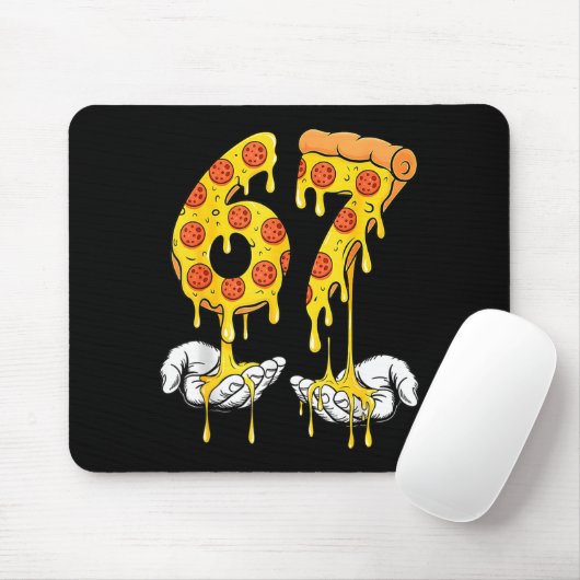 Tapis De Souris 67 Zza Meme Funny Zza Lover  (Avec souris)
