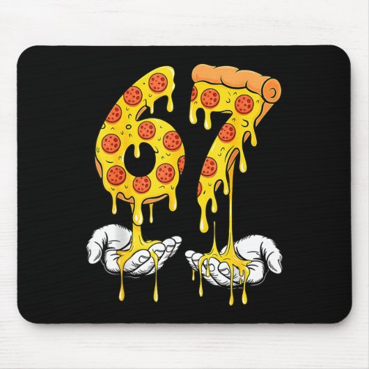 Tapis De Souris 67 Zza Meme Funny Zza Lover  (Devant)
