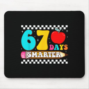 Tapis De Souris 67e jour d'école 67 jours plus intelligents enseig