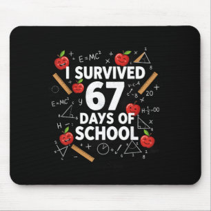 Tapis De Souris 67e jour d'école enseignant enfants 67 maths nombr