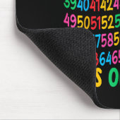 Tapis De Souris 67th Day Of School 67 Math Numbers Teacher Kids 67 (Coin)