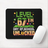 Tapis De Souris 67th Day Of School Gamer Level Unlocked 100 Days O (Avec souris)