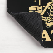 Tapis De Souris 67th Day Of School Teacher Skeleton Funny 6 7 Meme (Coin)