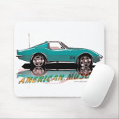 Tapis De Souris 68 Stingray Turquoise (Avec souris)