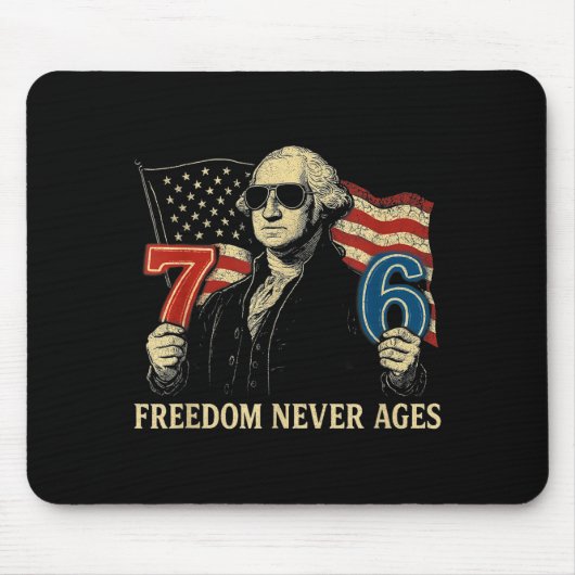 Tapis De Souris 6-7 7-6 George Washington Conception de la liberté (Devant)