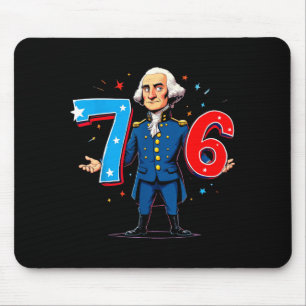Tapis De Souris 6-7 7-6 George Washington Sept Six Professeur Amér