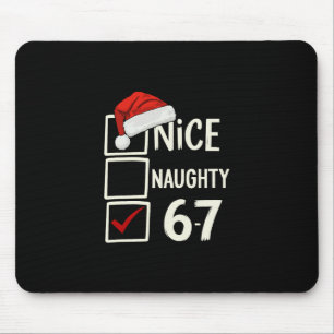 Tapis De Souris 6-7 Costume Mème Sympa Naughty 67 Noël Cerveau R