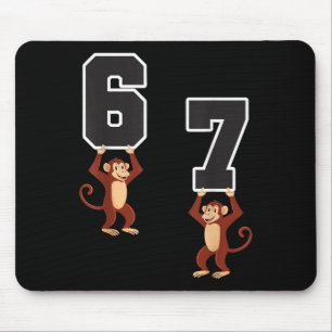 Tapis De Souris 6 7 Enseignants Drôle Matching Costume d'Halloween