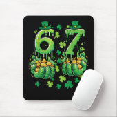 Tapis De Souris 6 7 Jour de la Saint-Patrick (Avec souris)