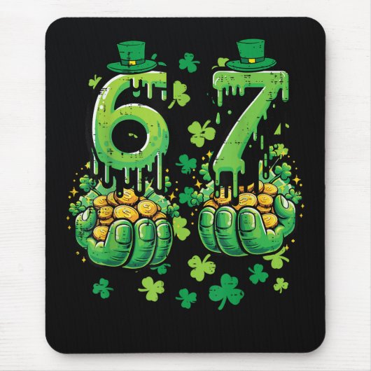 Tapis De Souris 6 7 Jour de la Saint-Patrick (Devant)