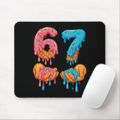 Tapis De Souris 6 7 Meme Ice Cream Drip Gen Alpha Slang  (Avec souris)