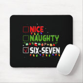 Tapis De Souris 6-7 Meme Nice Naughty Six Seven 67 Funny Christmas (Avec souris)