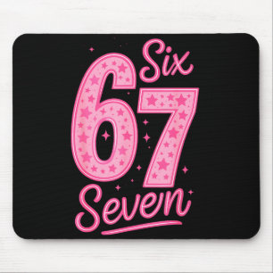 Tapis De Souris 6 7 Numéro 67 Nk Six Sept Mème Argot Femmes Filles