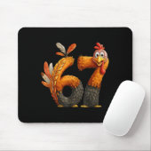 Tapis De Souris 6 7 Thanksgiving Funny Turkey Thanksgiving 67 Men (Avec souris)