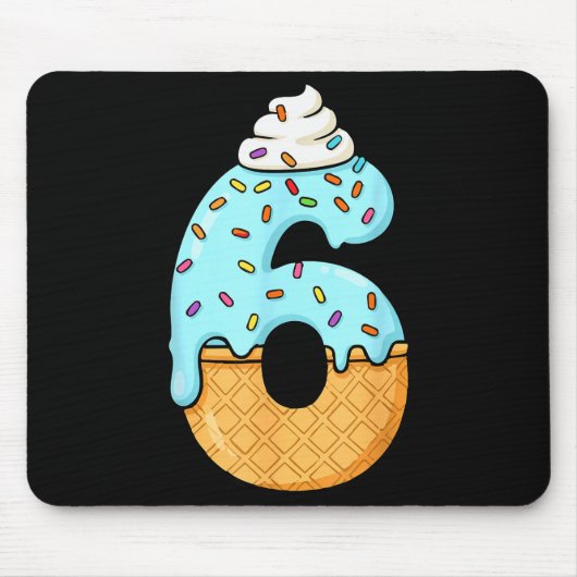 Tapis De Souris #6 Jersey Uniform Drip Teen Slang, Funny Ice Cream (Devant)