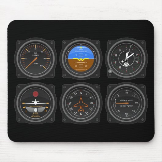 Tapis De Souris 6 packs de pagaies d'avion (Devant)