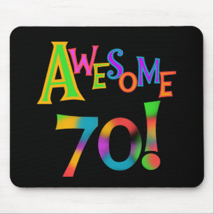 Tapis De Souris 70 superbes T-shirts et cadeaux d'anniversaire