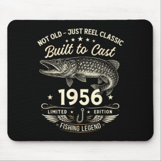 Tapis De Souris 70th Birthday Fishing Gift Men Original 1956 Lied