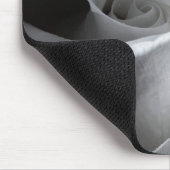 Tapis De Souris 7181-Rose blanche à mâchoire (Coin)