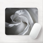 Tapis De Souris 7181-Rose blanche à mâchoire (Avec souris)