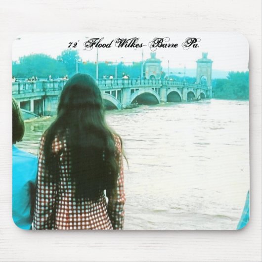 Tapis De Souris 72' PA de Wilkes-Barre d'inondation (Devant)