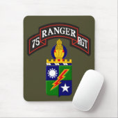 Tapis De Souris 75e régiment de Rangers (Avec souris)