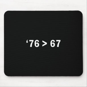 Tapis De Souris 76 > 67 Blague Mathématique Minimaliste Évidente