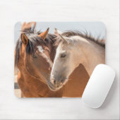 Tapis De Souris 7911-Deux Mustangs sauvages (Avec souris)
