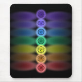 Tapis De Souris 7 pavé souris chakras (Devant)